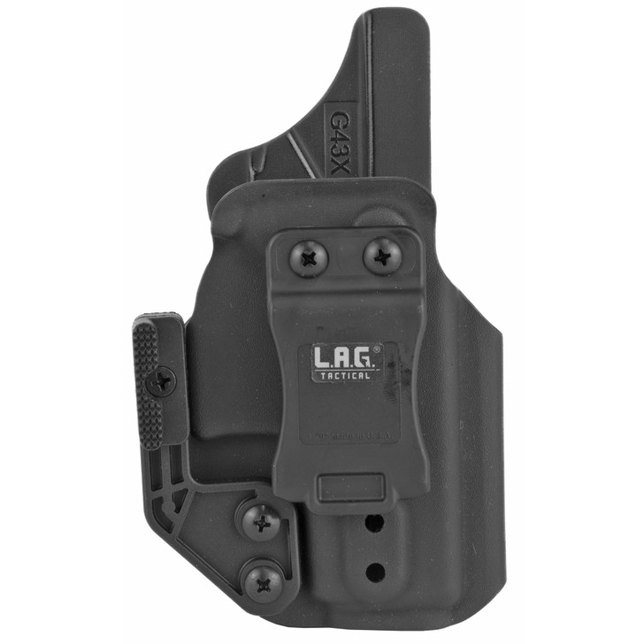 L.A.G. TACTICAL APPENDIX MKII HOLSTER FITS GLOCK 43/43X RHIWB APPENDIX - BLACK