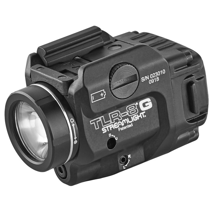 STREALIGHT TLR-8G TAC LIGHT WITH LASER FITS PISTOLS AND PICATINNY 500 LUMENS LED GREEN LASER - BLACK