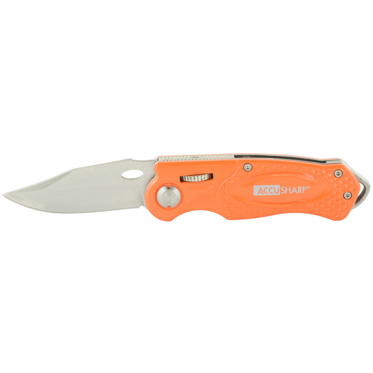 ACCUSHARP SPORT FOLDING KNIFE - ORANGE