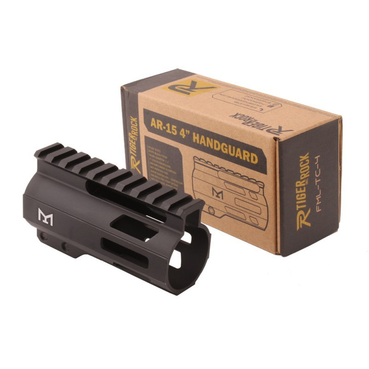 TIGER ROCK AR15 4" HANDGUARD - BLACK