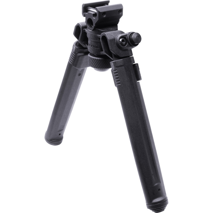 MAGPUL INDUSTRIES BIPOD HARD ANODIZED MAG941 6061 T-6 ALUMINUM FITS 1913 STYLE PICATINNY RAILS 6.3"-10.3" LENGTH WEIGHT 11 0Z - BLACK