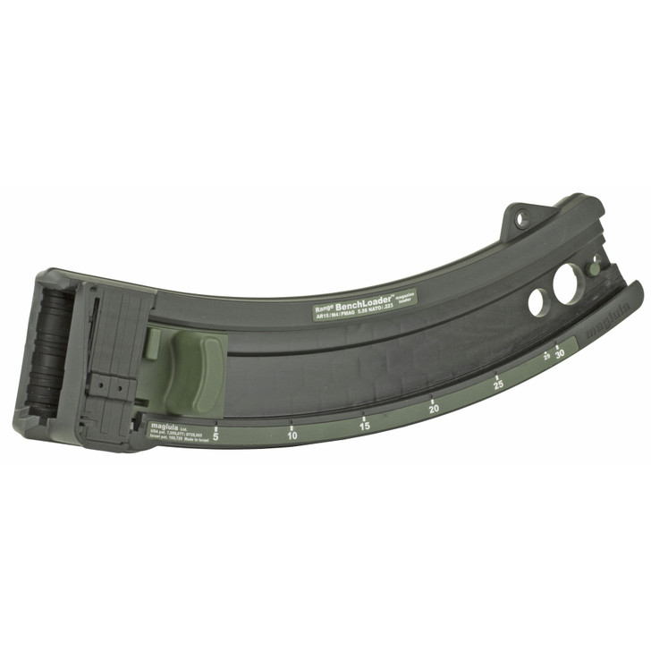 MAGLULA MAGAZINE LOADER RANGE BENCHLOADER 223 REMINGTON/556 NATO 30 ROUND FOR AR15 - BLACK