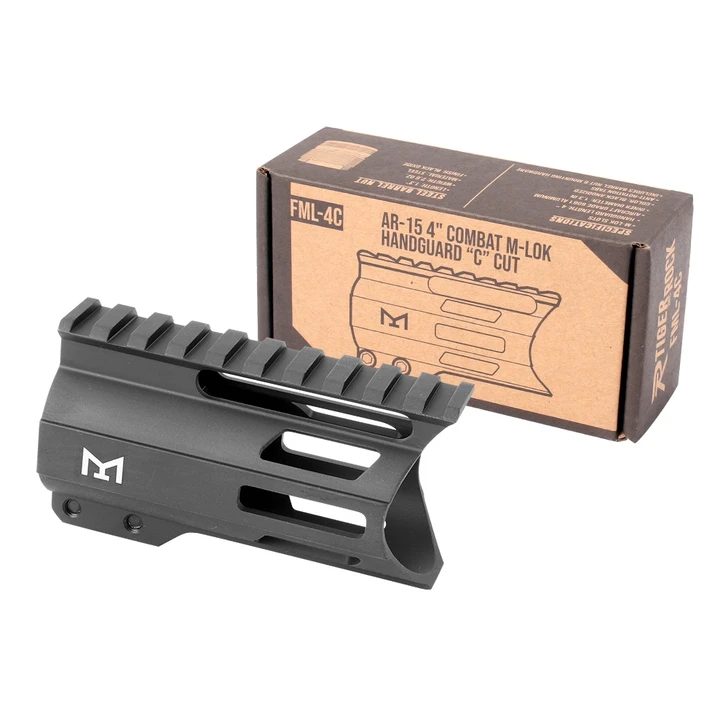 TIGER ROCK FML-R-4C AR15 4" COMBAT MODULAR M-LOK HANDGUARD "C" CUT