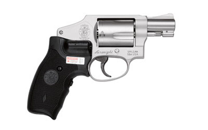 SMITH & WESSON MODEL 642 SMALL FRAME REVOLVER 38 SPECIAL 1.875" BARREL ALLOY FRAME LASER GRIP FIXED SIGHTS 5 ROUND NO INTERNAL LOCK - STAINLESS