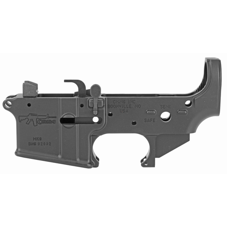 CMMG MK9 LOWER SMG SEMI AUTO 9MM INCLUDES FEED RAMS EJECTOR AND EXTENDED BOLT CATCH - BLACK