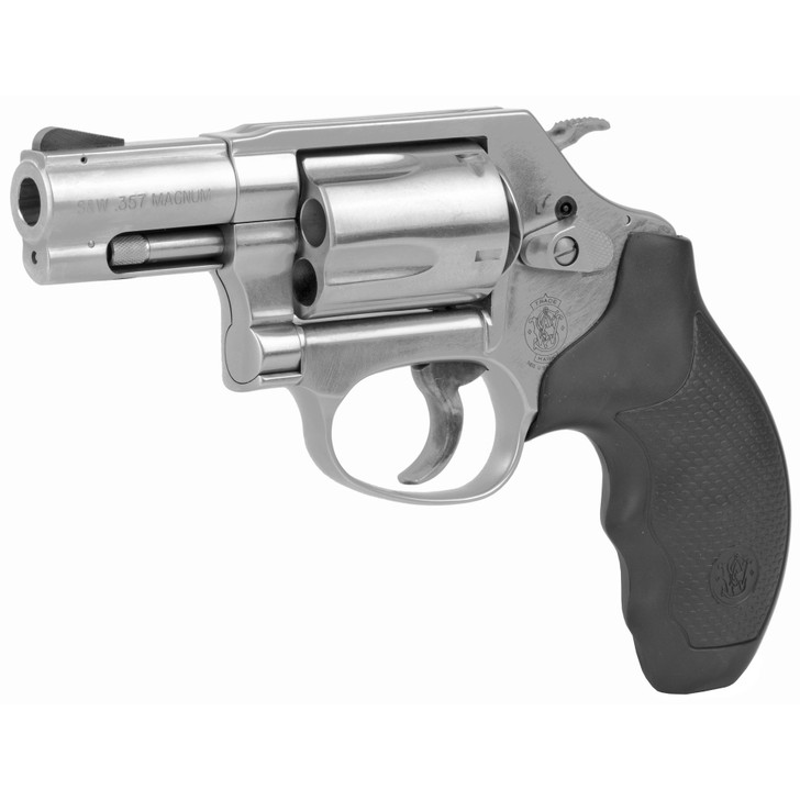 SMITH & WESSON J-FRAME 60 REVOLVER 357 MAGNUM 2.125" BARREL 5 ROUND - STAINLESS STELL FRAME WITH RUBBER GRIPS