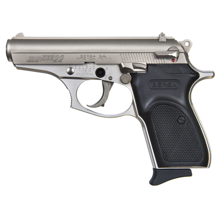 BERSA THUNDER COMPACT 22LR 3.5" BARREL ALLOY FRAME 10 ROUND - NICKLE FINISH