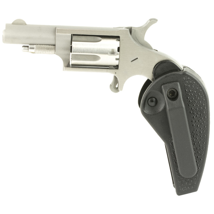 NORTH AMERICAN ARMS MINI REVOLVER 22LR 1.625" BARREL 5 ROUND HOLSTER GRIP - STAINLESS