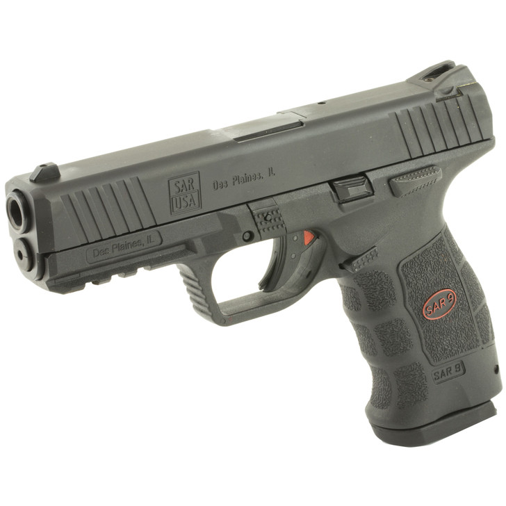 SAR USA SAR9 SEMI AUTO 9MM 4.4" BARREL 17 ROUND - BLACK