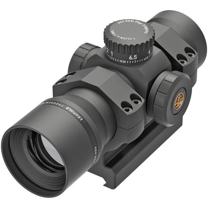 LEUPOLD FREEDOM RDS 1MOA RED DOT 27MM OBJECTIVE 34MM TUBE 223 CALIBRATED BDC TURRET AR HEIGHT MOUNT INCLUDED - MATTE BLACK