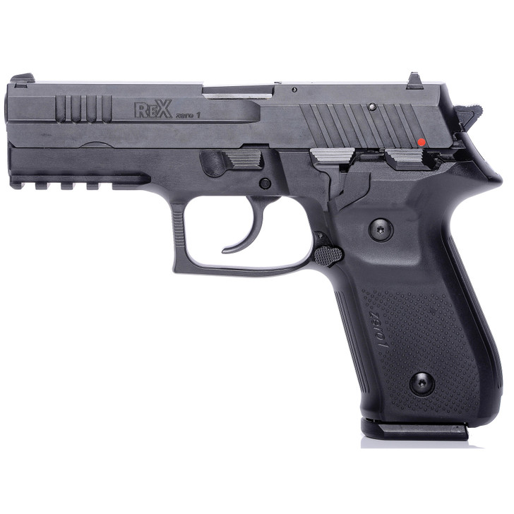 FIME GROUP REX ZERO 1S SEMI AUTO PISTOL 9MM 4.3" COLD HAMMER FORGED BARREL PICATINNY RAIL 17 ROUND - BLACK