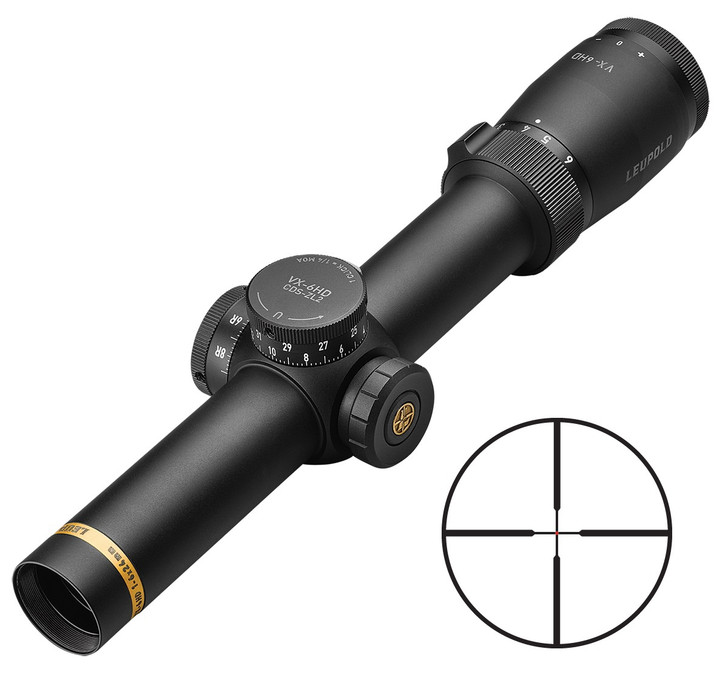 LEUPOLD VX-6HD 1-6X24 30MM CDS FDD FIRE DOT DUPLEX ILLUM RETICLE