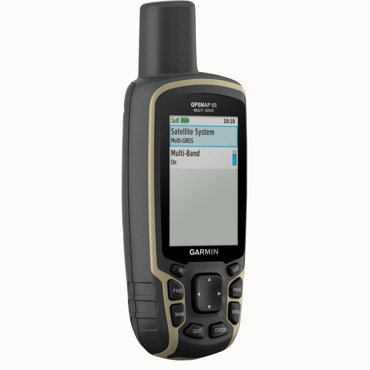 GARMIN 0100245100 MULTI-BAND/MULTI-GNSS HANDHELD GPSMAP 65 - BLACK/TAN