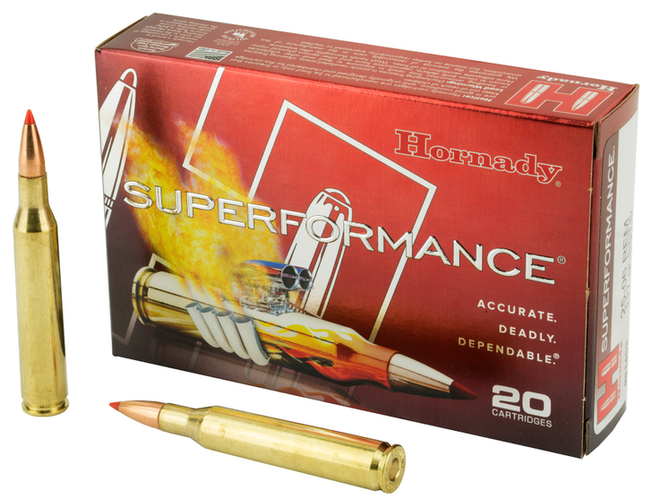 HORNADY SUPERFORMANCE 25-06 REM 117 GRAIN SST 20 ROUND BOX