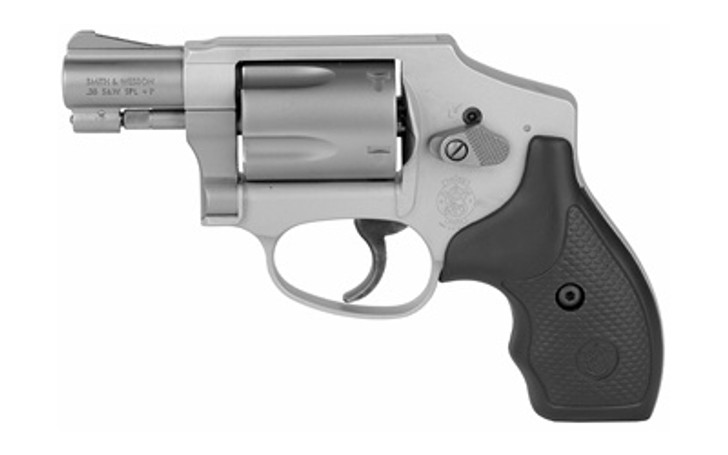 SMITH & WESSON 642 J FRAME REVOLVER 38 SPECIAL 1.875" BARREL 5 ROUND - MATTE SILVER WITH RUBBER GRIPS