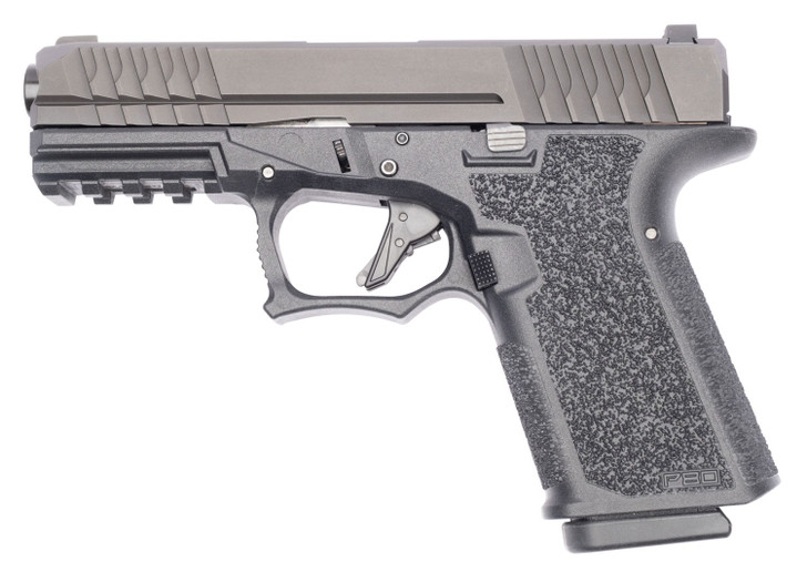 POLYMER 80 PFC9 COMPACT GLOCK 19 9MM LUGER 4.02" 15+1 BLACK AGGRESSIVE TEXTURED BLACK POLYMER GRIP