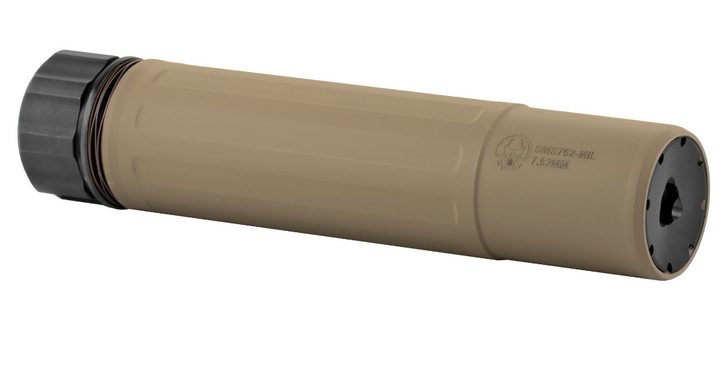 DEAD AIR ARMAMENT SANDMAN-S RIFLE SUPPRESSOR 5.56MM/7.62MM STAINLESS STEEL - FLAT DARK EARTH