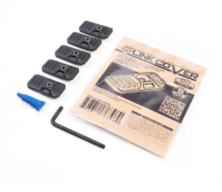 STRIKE INDUSTRIES M-LOK LINK COVER (5-pack) BLACK