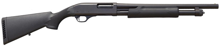 BLUE LINE PUMP ACTION 12 GAUGE 6+1 ROUND 18" BARREL - BLACK