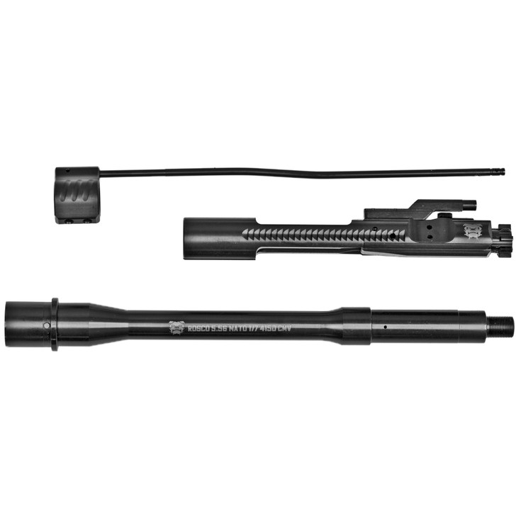 ROSCO MANUFACTURING BLOODLINE 10.5'' BARREL 556 NATO MELONITE FINISH INCLUDES GAS BLOCK GAS TUBE AND BCG GOVERNMENT PROFILE