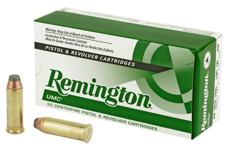 REMINGTON UMC 44 MAGNUM 180 GRAIN JACKETED SOFT POINT 50 ROUND BOX