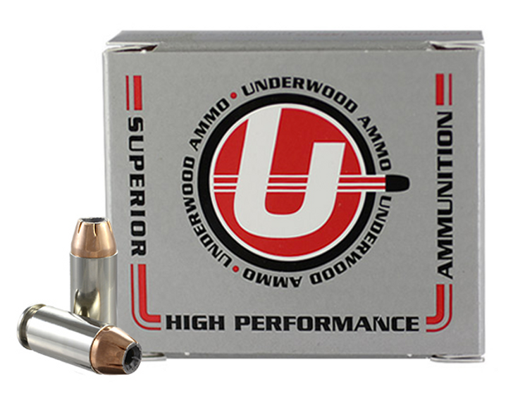 UNDERWOOD AMMO .40 S&W 180 GR SPORTING JACKETED HOLLOW POINT HUNTING & SELF DEFENSE AMMO