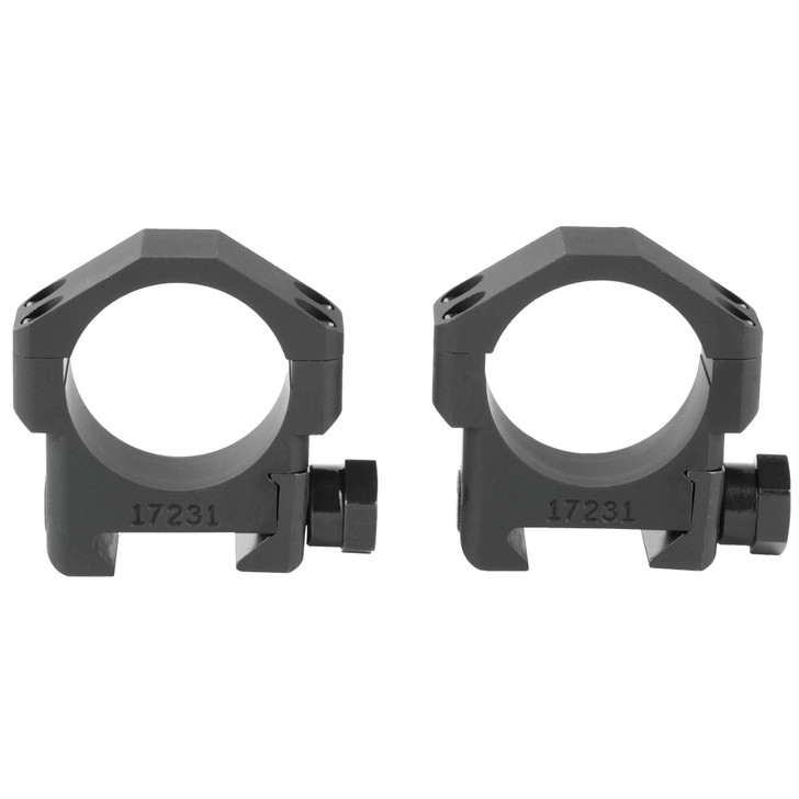 BADGER 30MM RING FITS PICATINNY ALLOY STANDARD HEIGHT - BLACK