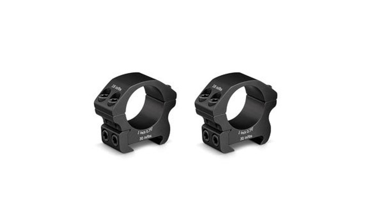 VORTEX RIFLESCOPE RINGS PRO SERIES 1" TUBE MEDIUM HEIGHT