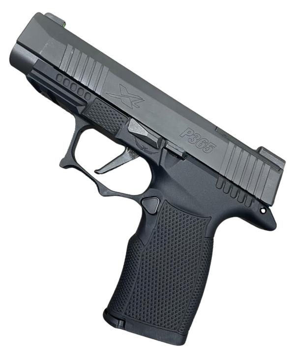 SIG SAUER 365XL 9MM 3.7" BARREL + ICARUS PRECISION P365X ELITE GRIP + NIGHT SIGHTS 12 ROUND - BLACK