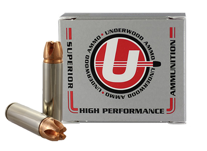 UNDERWOOD AMMO .50 BEOWULF® FIREARMS 350GR XTREME PENETRATOR SOLID MONOLITHIC HUNTING & SELF DEFENSE AMMO - 20 ROUND BOX