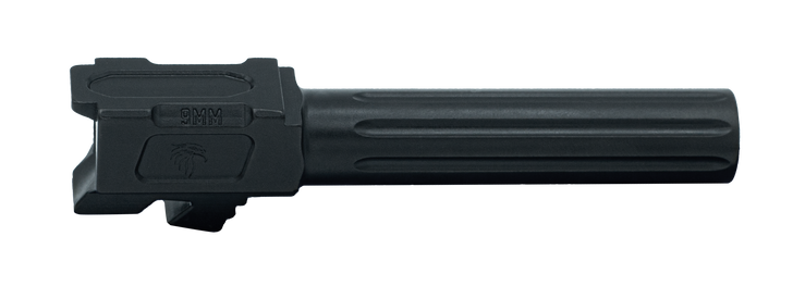 LIVE FREE ARMORY GLOCK 17 BARREL FLUTED POCKETED - BLACK NITRIDE