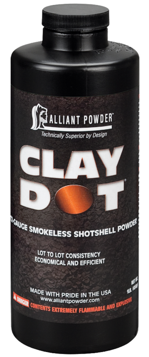 ALLIANT CLAY DOT 12-GAUGE SMOKELESS SHOTSHELL POWDER - 1LB