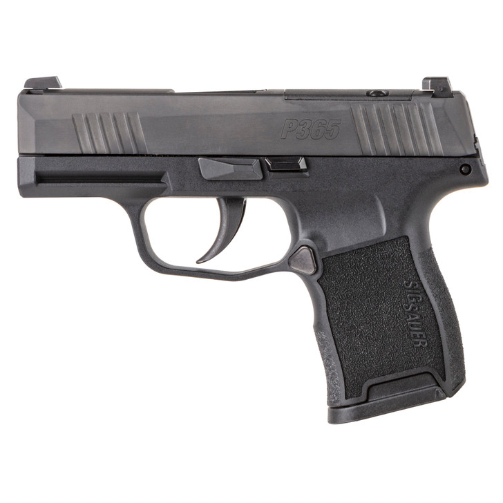 SIG SAUER P365 PISTOL 380 ACP 3.1" BARREL 10 ROUND SIGLITE DAY/NIGHT SIGHTS OPTICS READY - BLACK