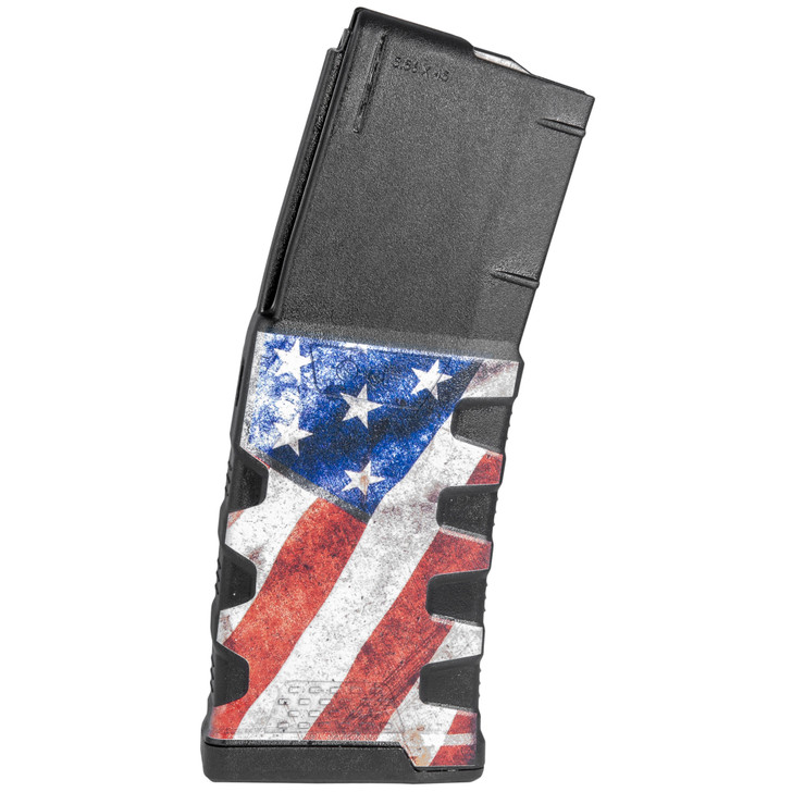 MISSION FIRST TACTICAL MAGAZINE 223 REMINGTON/556 NATO FITS AR15 30 ROUND - AMERICAN FLAG