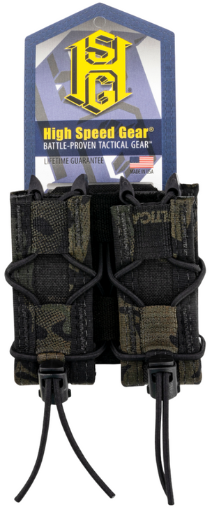 HIGH SPEED GEAR HSGI DOUBLE PISTOL TACO ADAPTABLE BELT MOUNT - MULTICAM BLACK