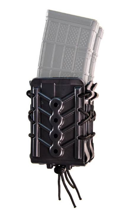 HIGH SPEED GEAR AR15 & SR308 POLYMER X2R TACO DOUBLE RIFLE MAGAZINE POUCH MOLLE OR BELT MOUNT - BLACK