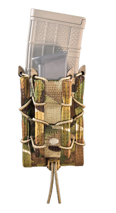 HIGH SPEED GEAR DOUBLE DECKER TACO SINGLE RIFLE AND SINGLE PISTOL POUCH BELT MOUNT MULTICAM