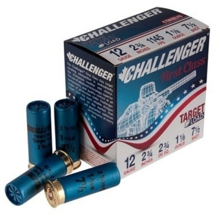 Challenger 12 Gauge Shotgun Ammunition 7 5 2 3 4 1 1 8oz Handicap Target Load 10 Fps 250 Round Case Limitless America Challenger 12 Gauge Shotgun Ammunition 7 5 2 3 4 1 1 8oz Handicap Target Load 10 Fps 250 Round Case Limitless America