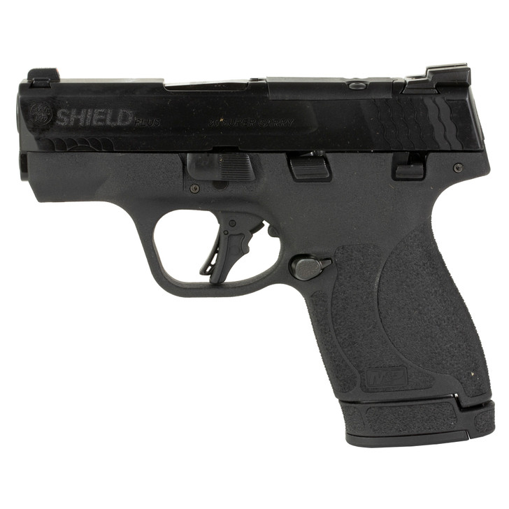 SMITH & WESSON M&P SHIELD PLUS OR 30 SUPER CARRY 3.1" BARREL THUMB SAFETY - BLACK