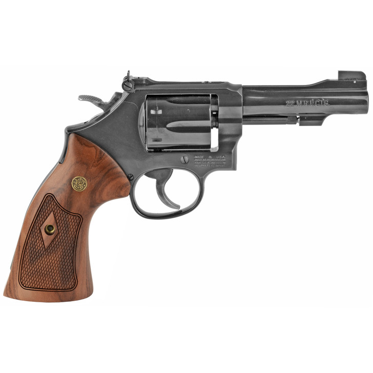 Smith And Wesson Model 48 Classic Double Action Revolver 22 Wmr 4 Barrel 6 Round Bluedwood 9250