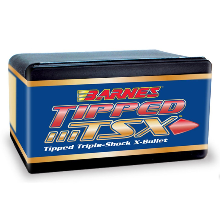 BARNES TIPPED TRIPLE-SHOCK X (TTSX) BULLETS 30 CALIBER (308 DIAMETER) 130 GRAIN SPITZER BOAT TAIL LEAD-FREE - BOX OF 50