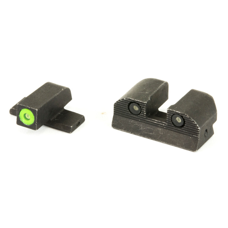 SIG SAUER XRAY DAY/NIGHT SIGHT #8 GREEN FRONT #8 REAR SQAURE NOTCH