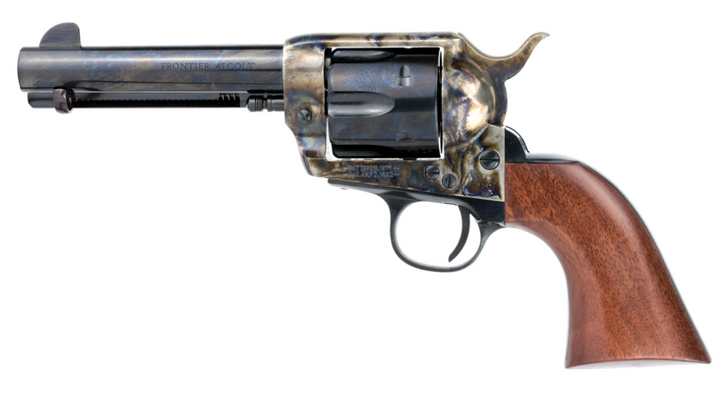 CIMARRON FRONTIER REVOLVER SINGL ACTION 45LC 4.75'' BARREL STEEL WALNUT GRIPS 6 ROUND CYLINDER