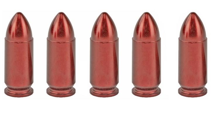 A-ZOOM SNAP CAPS 9MM 5 PACK - RED