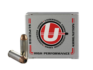 Underwood Ammo 45 Colt (long Colt) +p 250GR. Extreme Terminal Performance (XTP®) Jacketed Hollow Point Hunting & Self Defense Ammo