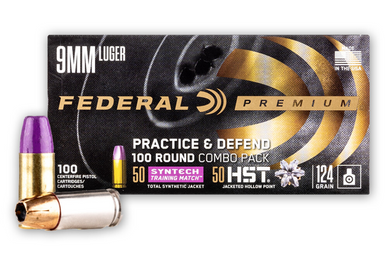 Federal 9mm Luger 124gr HST – 100rd