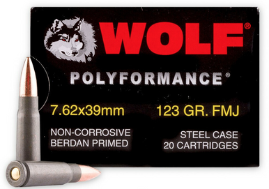 Wolf 7.62x39 39gr FMJ – 1000rd