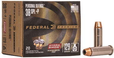 Federal .38 Special 129gr HYDRA-SHOK – 20rd