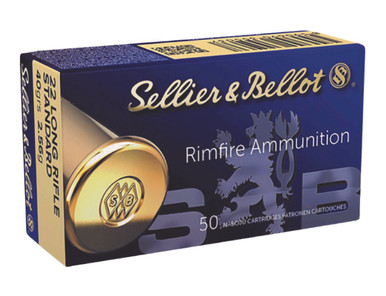 Sellier-Bellot .22 LR 40gr LRN – 50rd