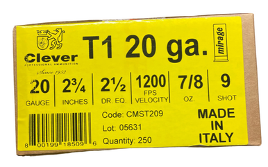 Clever Cycles 20 Gauge – 250rd